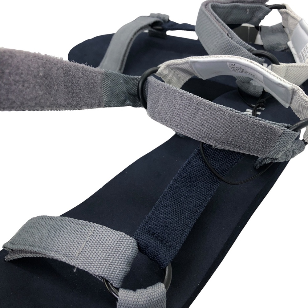 HURLEY Raleigh Navy & Grey Adjustable Strap Sandals Men's Size 12 - Picture 4 of 12